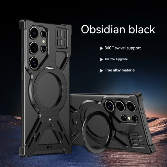 Samsung Metal Armor Magnetic Rotating Stand Case