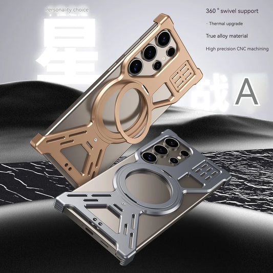 Samsung Metal Armor Magnetic Rotating Stand Case