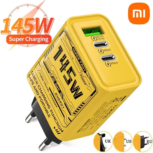 Xiaomi 145W 3-Ports Ultra Fast Charging 3.0 Super Charging Adapter