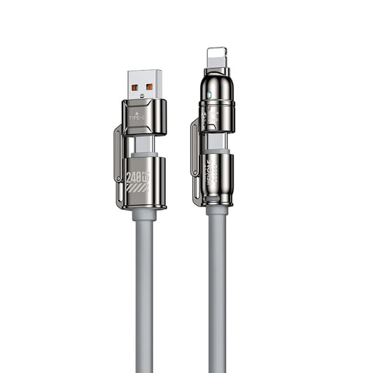 4-in-1 240W Super Fast Charging Multiple Functions Cable
